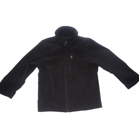 Snøzu Performance Black‎ softshell Jacket Full-Zip Chest Pocket Boys 5-6 snozu - Picture 1 of 5